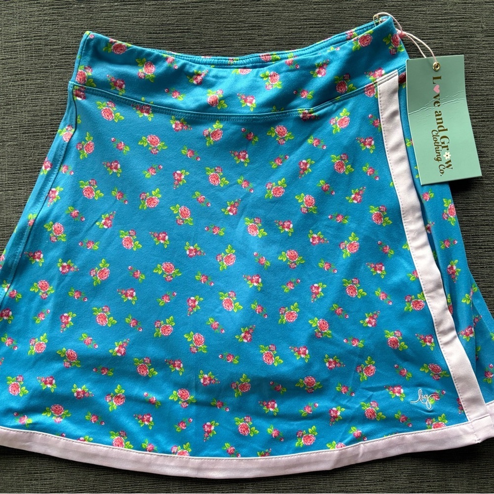 NWT girls Love+Grow Clothing Co Matching Set skirt (10) and 1/4 zip jacket (12) - Picture 9 of 16